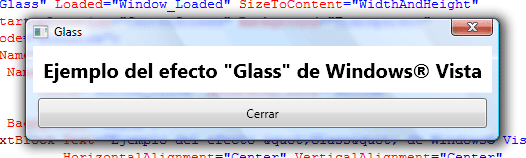 Ejemplo de Glass Ejemplo de Glass