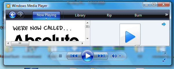 Efecto Glass en Windows Media Player Efecto Glass en Windows Media Player