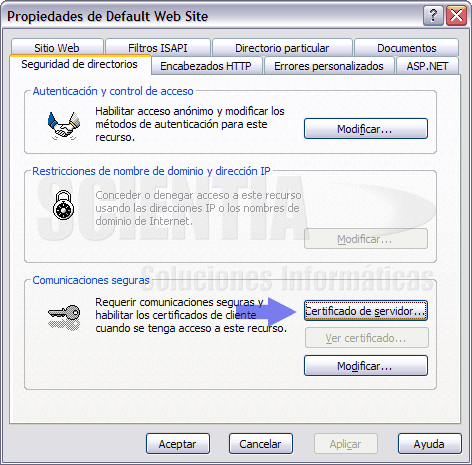 Propiedades IIS Propiedades IIS